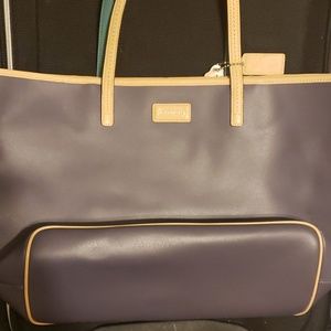 Coach park metro leather tote